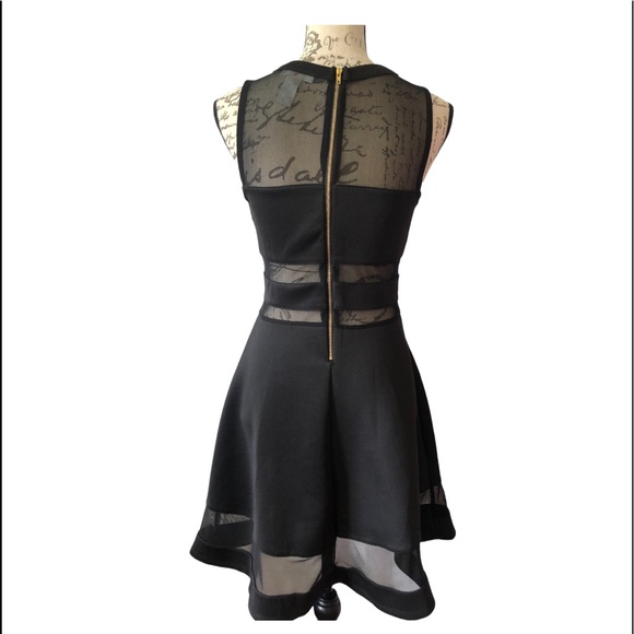 Miley + Molly Women’s Dress Medium Black/Gold - Picture 3 of 6